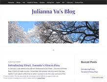 Tablet Screenshot of juliannayu.com